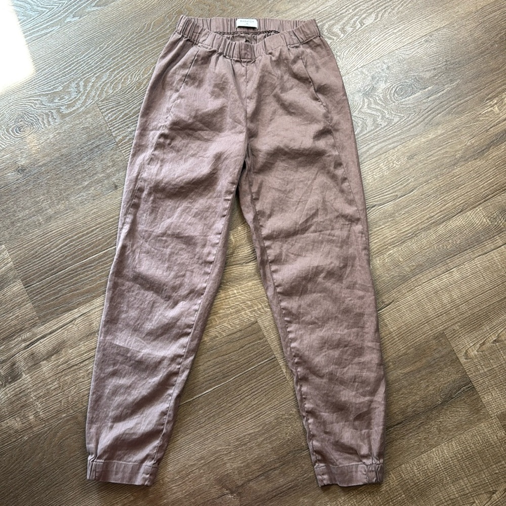 Babaton Dexter Linen Blend‎ Soft Tapered Fit Jogger - Picture 10 of 11